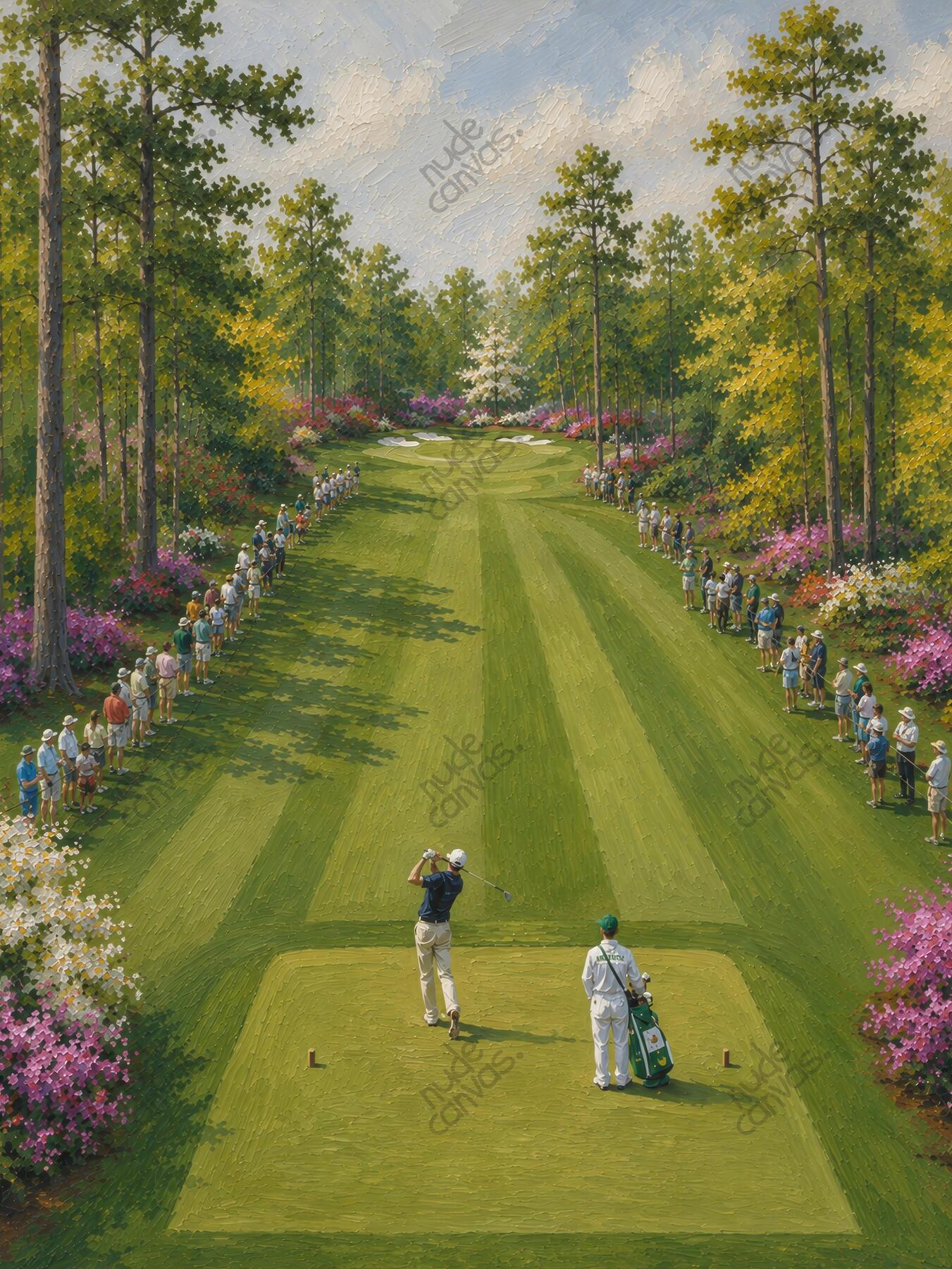 Golf Fairway Scene by Nude Canvas