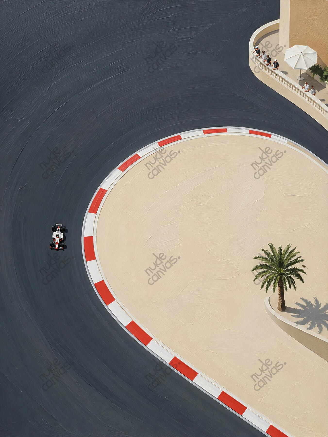 Street Circuit Hairpin Scene by Nude Canvas