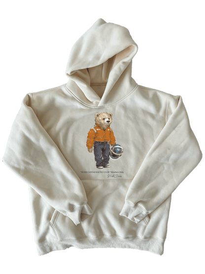 Orange Bear Hoodie