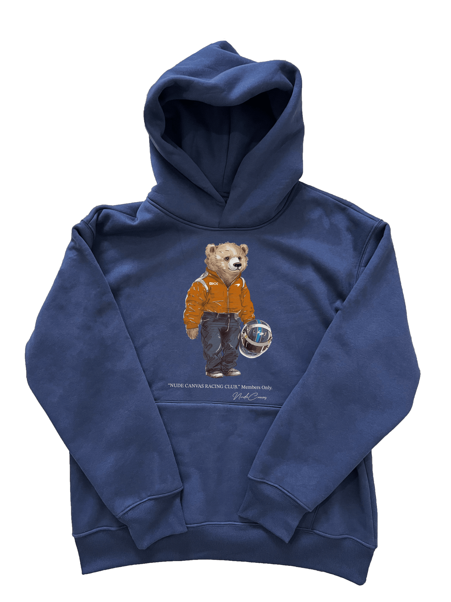 Orange Bear Hoodie