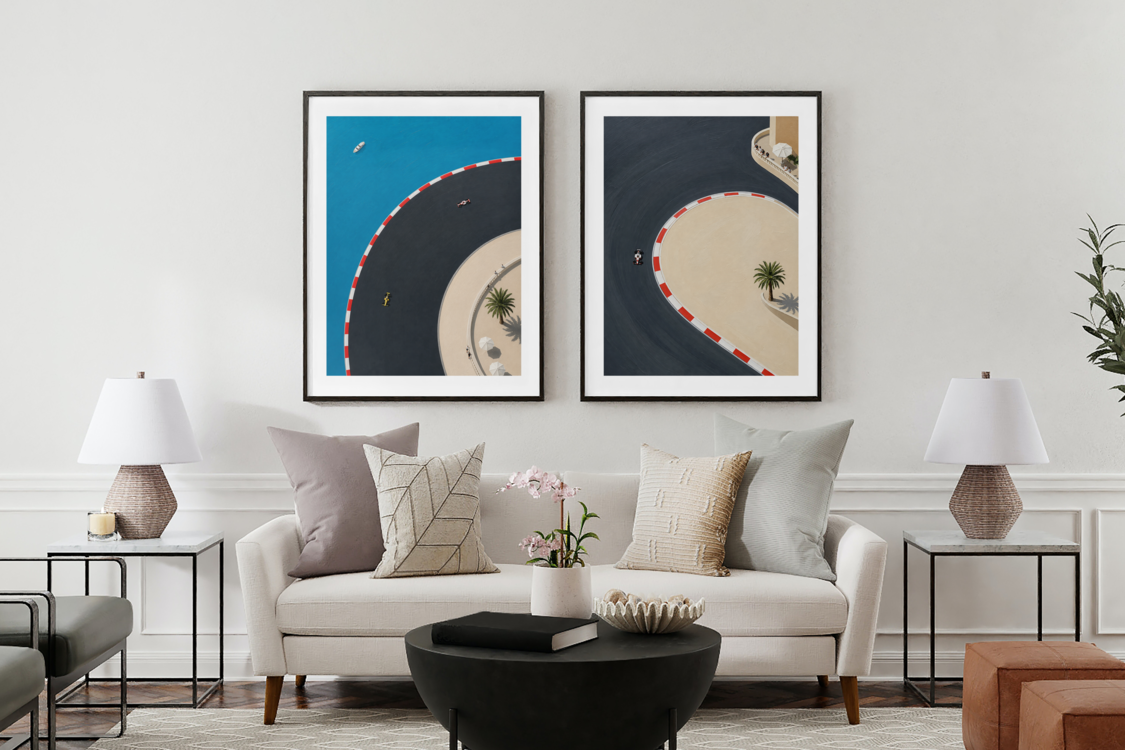 Street Circuit Hairpin Scene by Nude Canvas